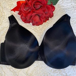 Cacique Lightly Lined Full Coverage Sz 44DDD BLACK